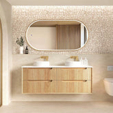 BV43WH Woodland Fluted Wall Hung Vanity - 600 / 750 / 900 / 1200 / 1500 / 1800mm